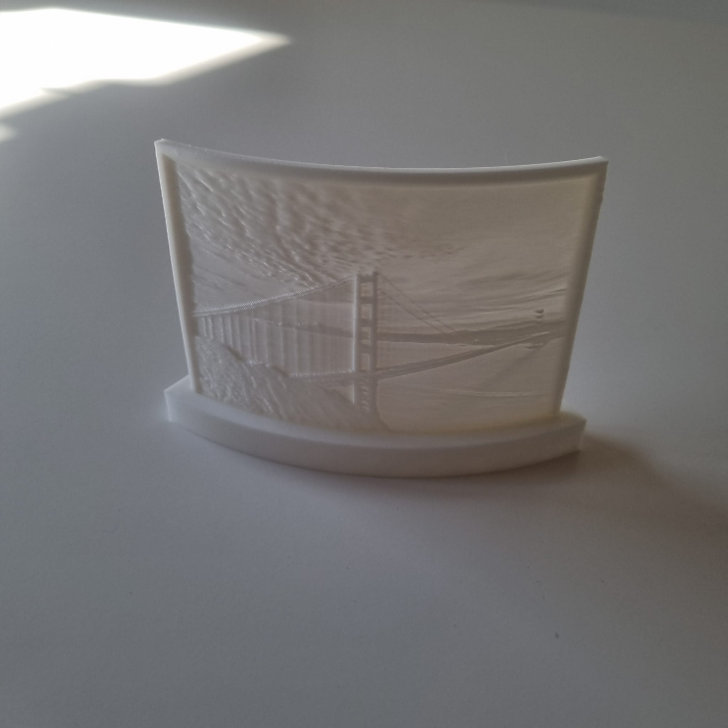 Lithophane of Golden Bridge