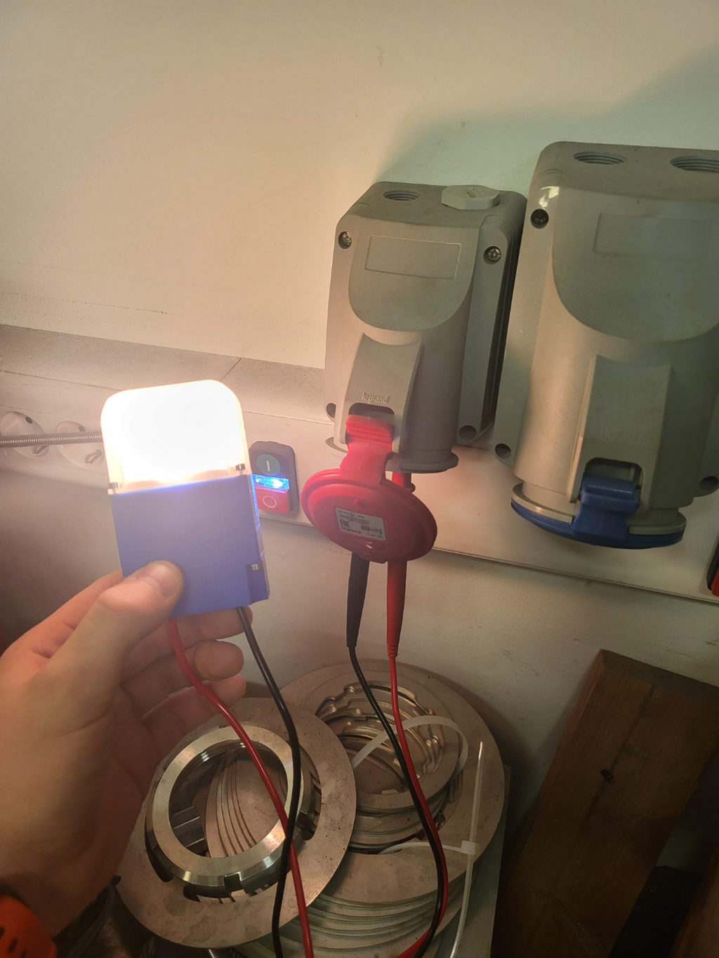 Test lamp 230/400V AC