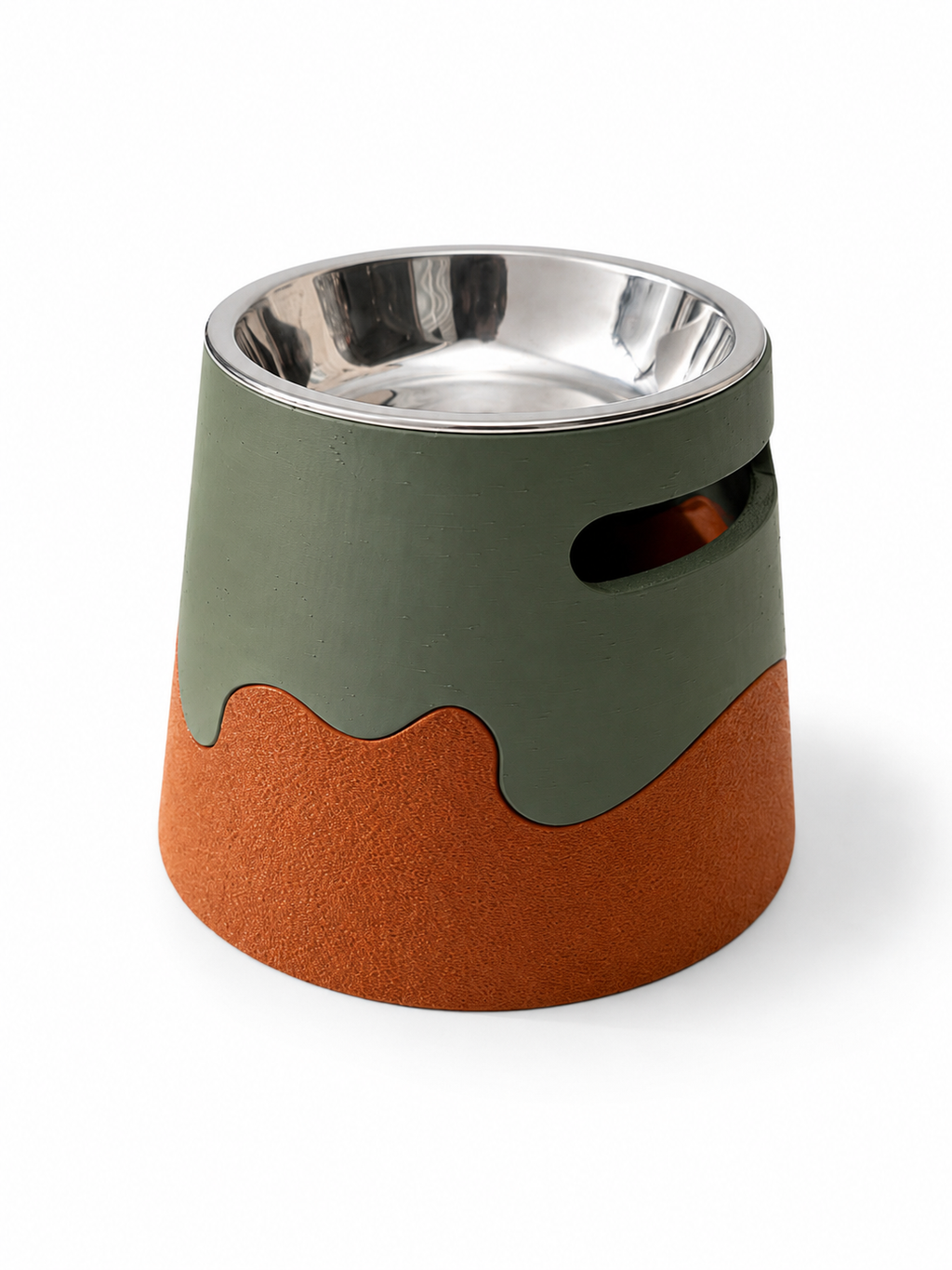 Wavy Elevated pet bowl riser