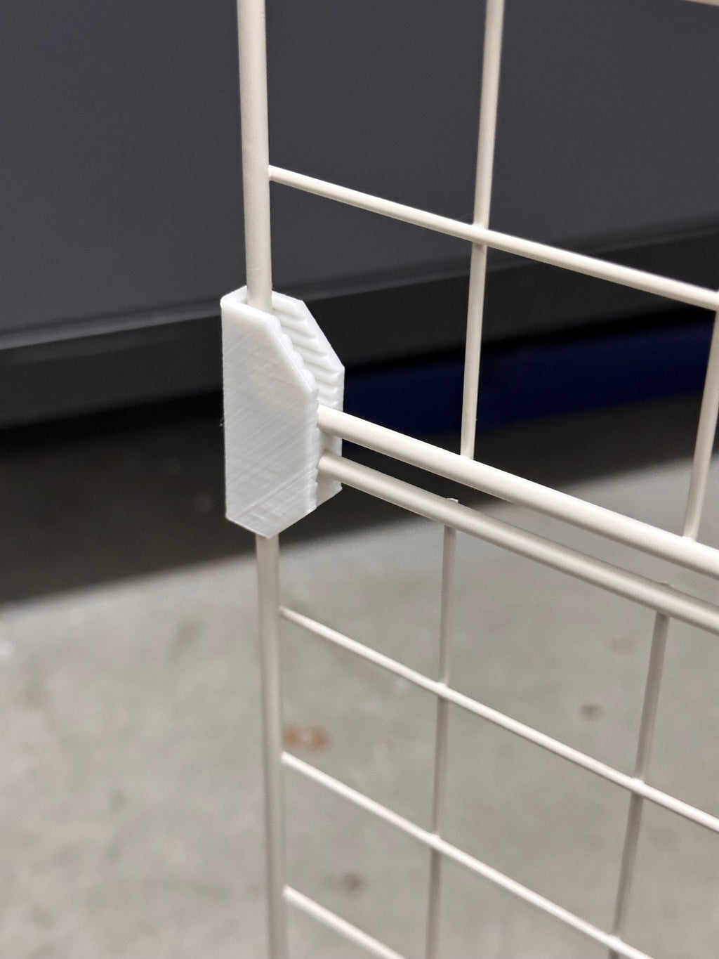 Simplified Wire Cube Rack Storage Connectors