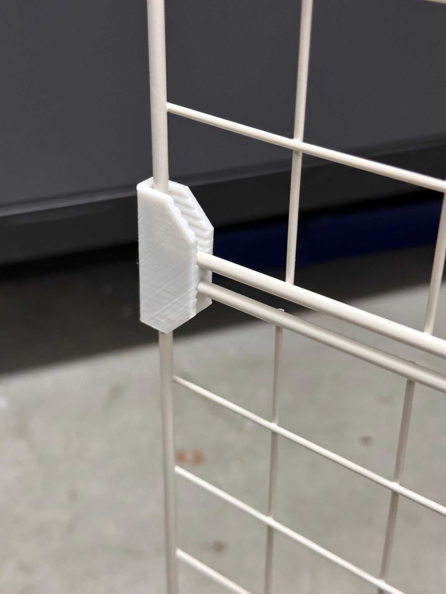 Simplified Wire Cube Rack Storage Connectors