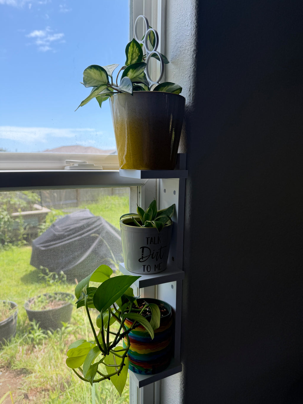 Stacking Window Planter Shelf