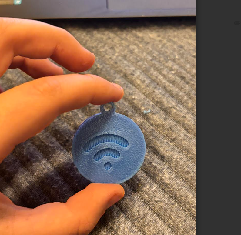 NFC tag for pet keychain