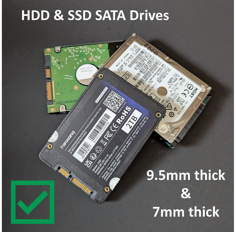 External HDD SSD SATA Hard Drive Disk Case Housing