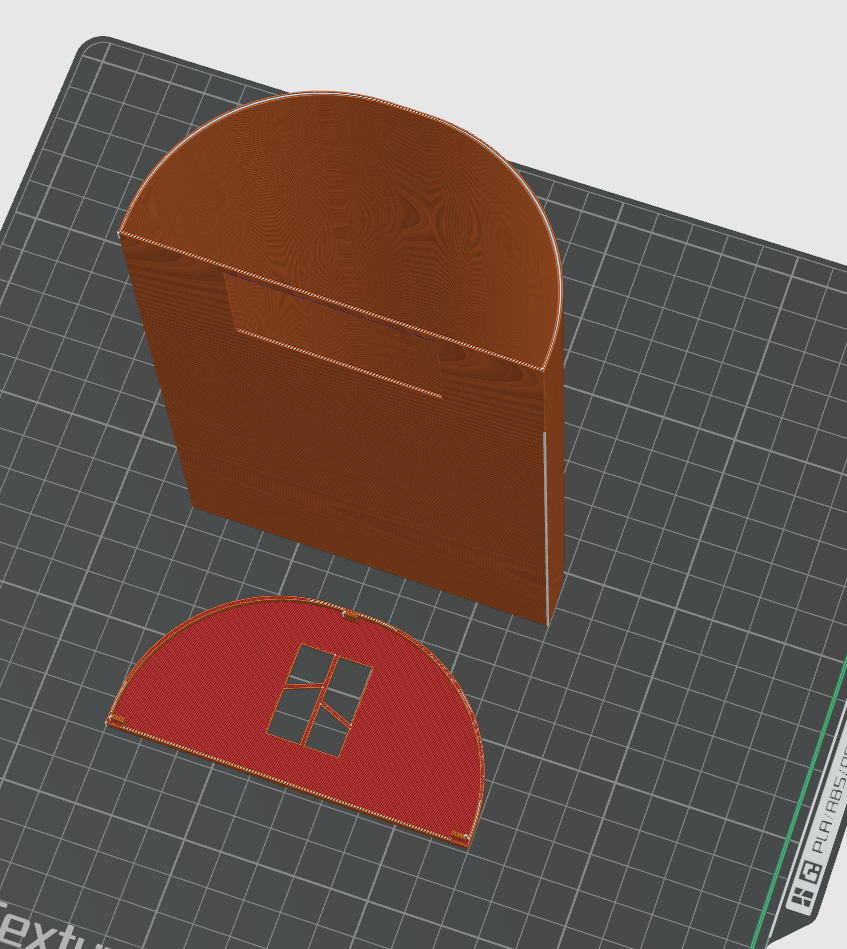 Filament waste bin v3 (without screws)