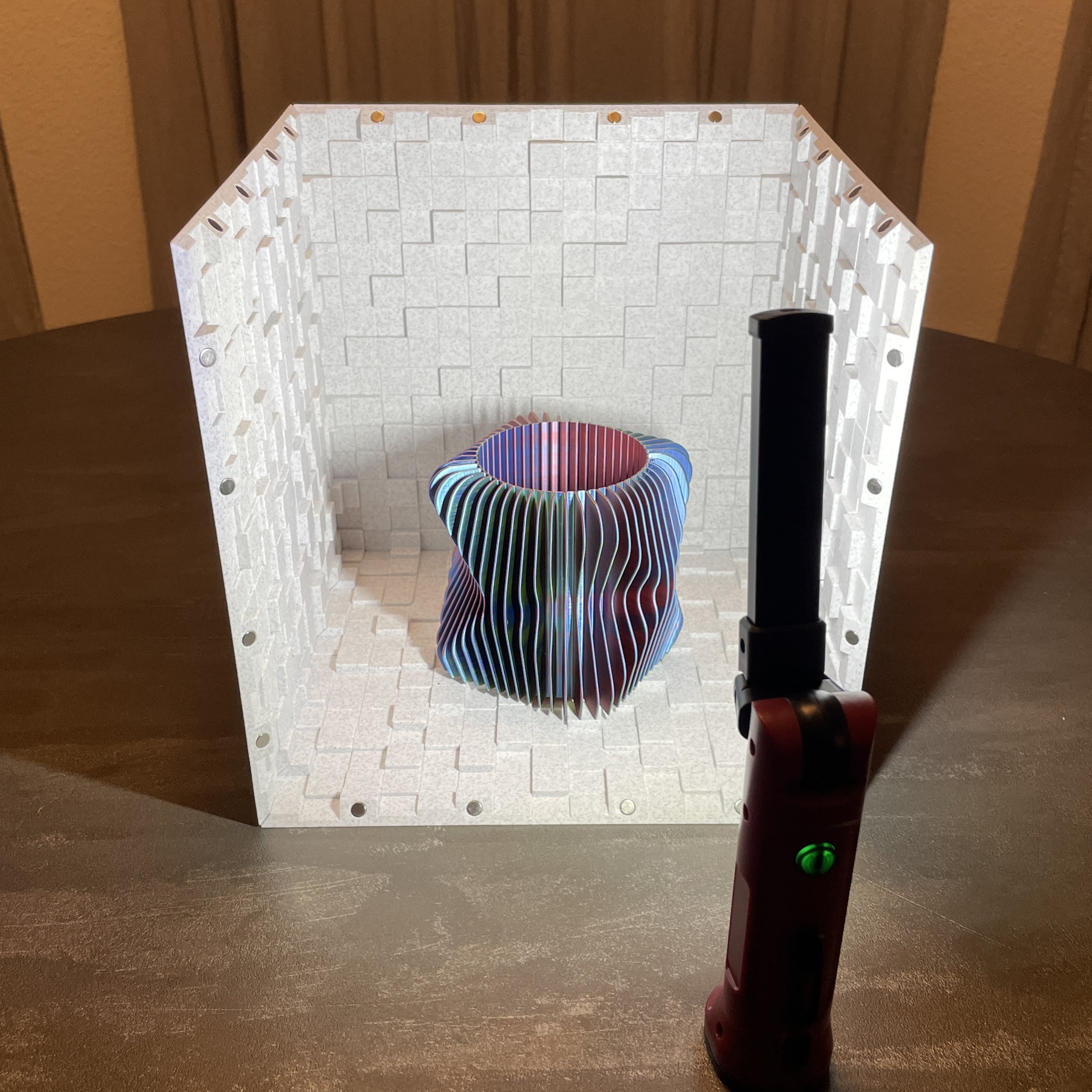 Magnetic Cube Background Box with optional LED strips