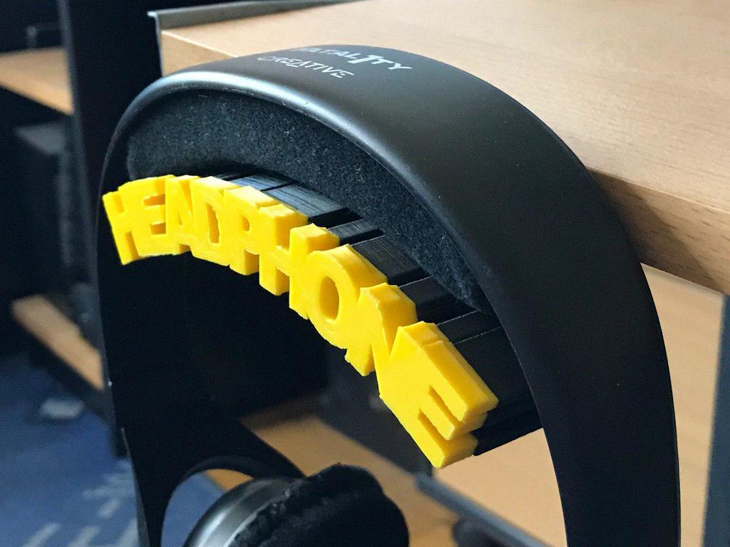 Headphone Holder for unter desk mount
