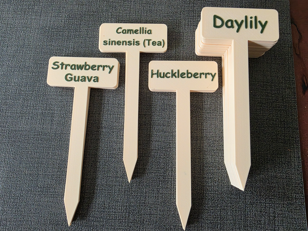 Editable Large Plant Tags