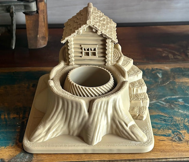 Woodland Cabin Succulent Planter