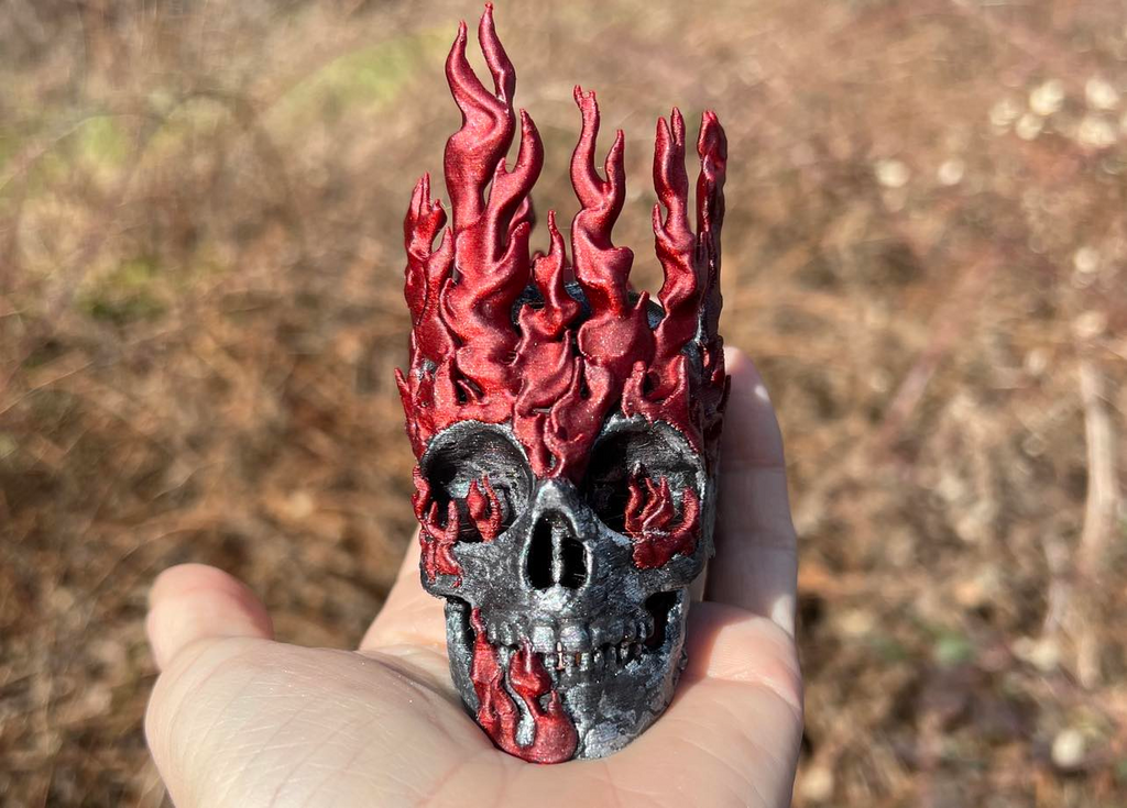 Fire Skull / flame skull
