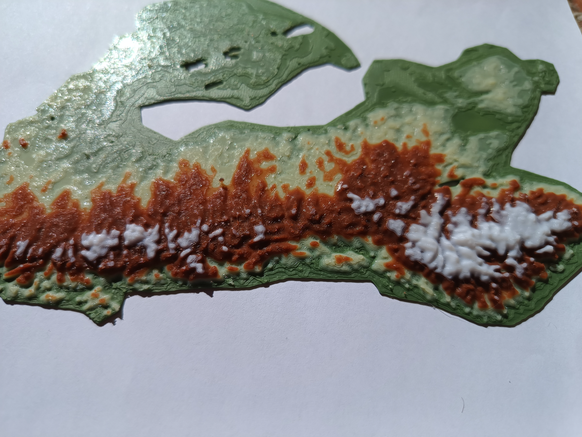 Terrain Map - Colored - Scandinavia - No AMS
