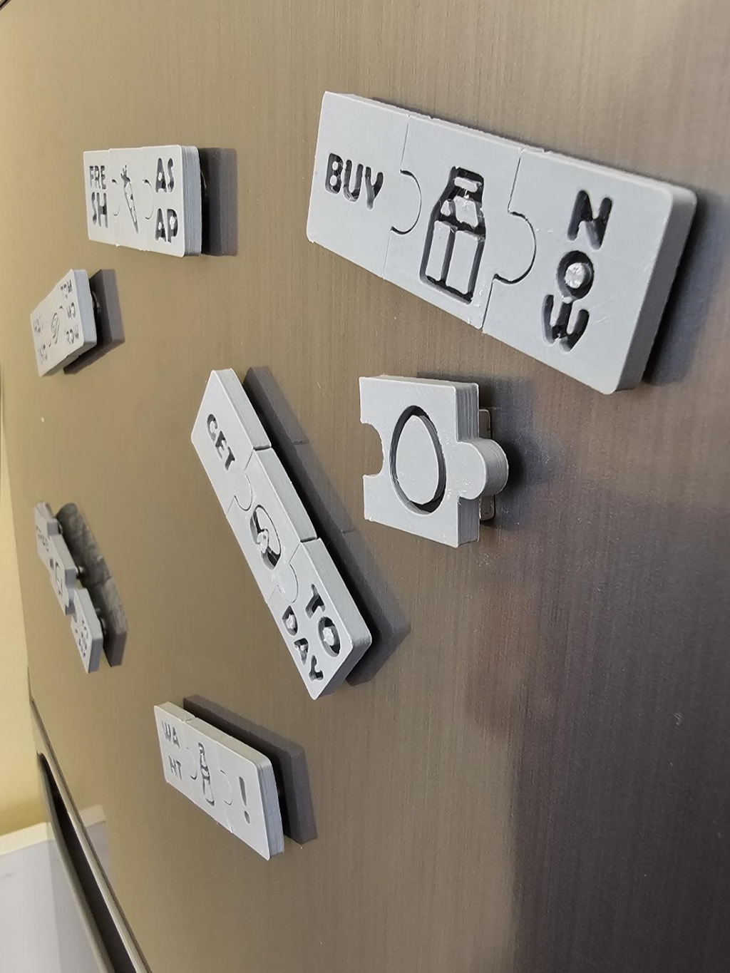 Puzzle Fridge Note magnets