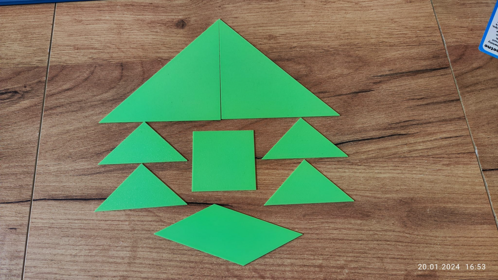 Tangram puzzle Thin&Fast to print