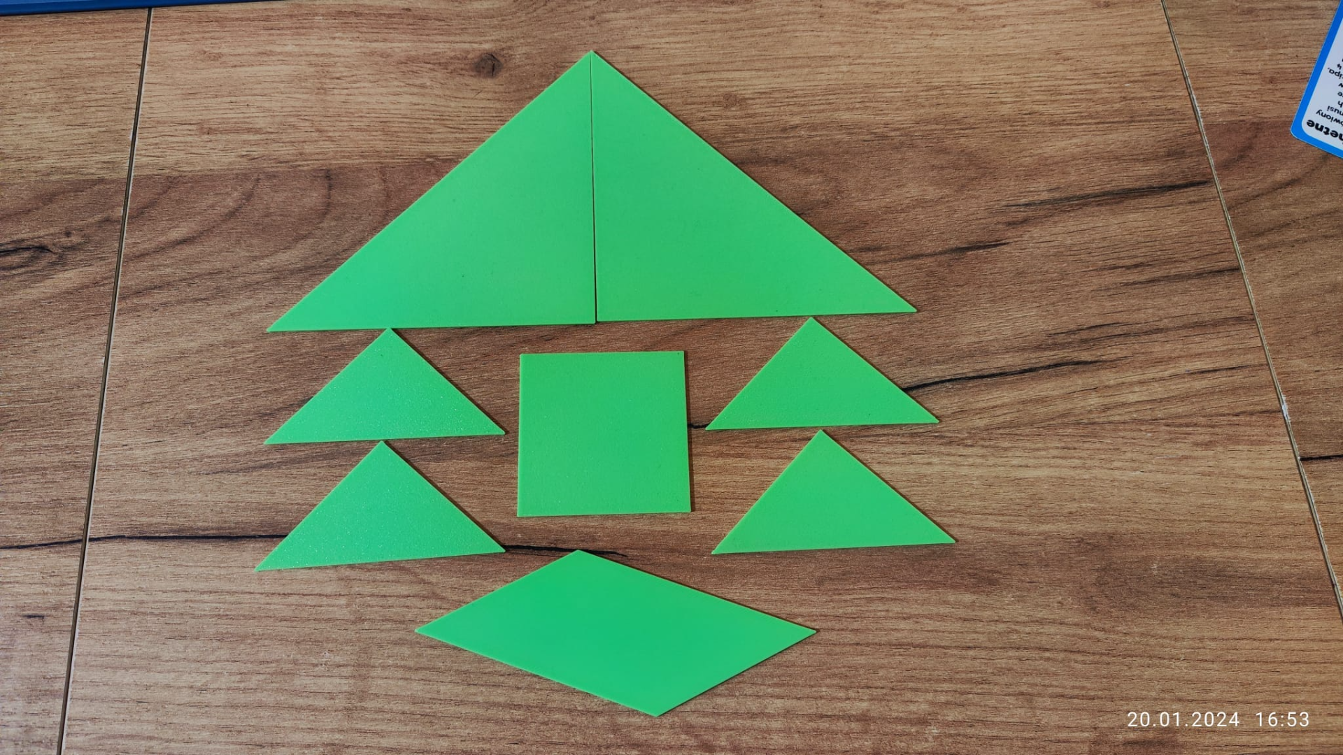 Tangram puzzle Thin&Fast to print