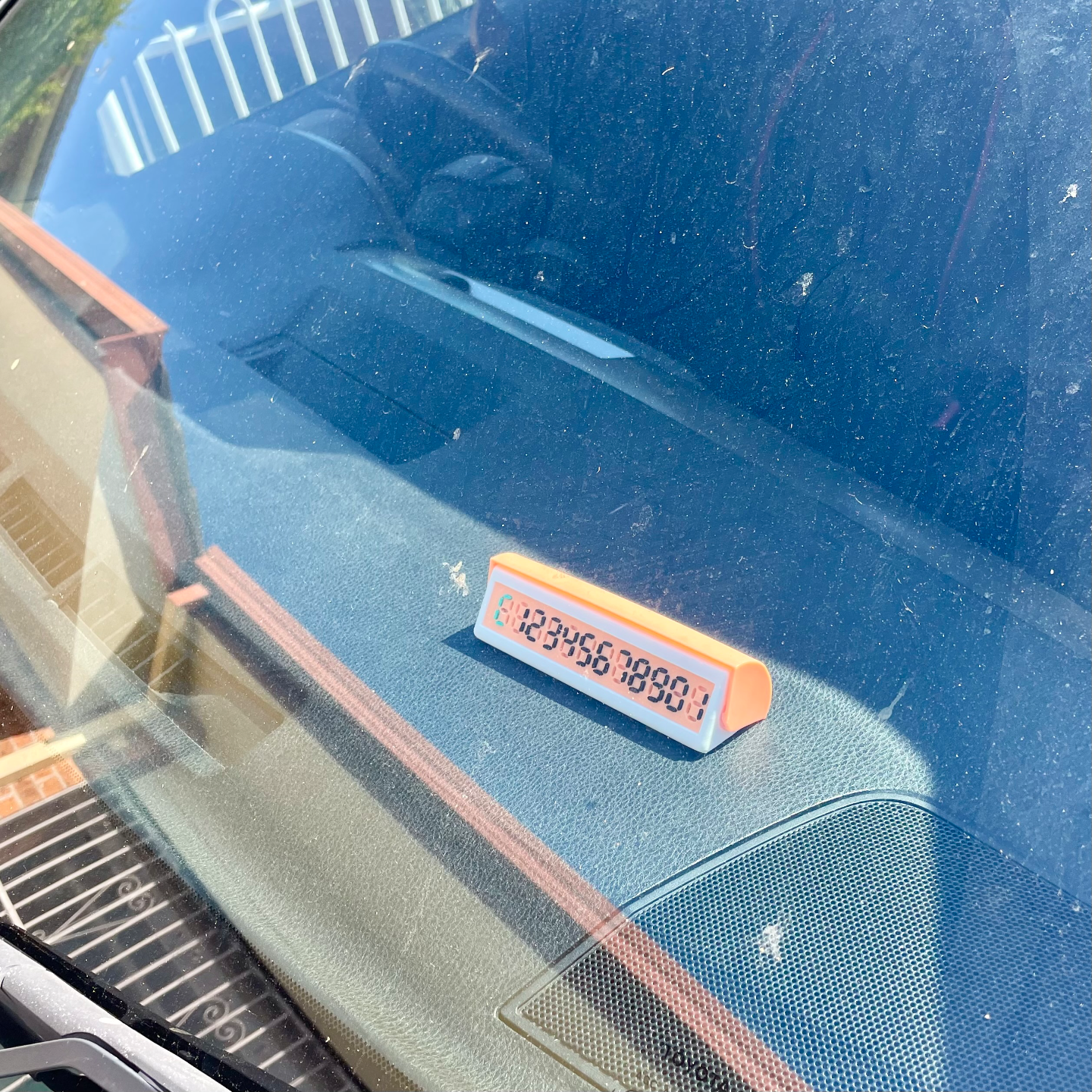 临时停车号码牌/Phone Number Plate for Tempory Parking