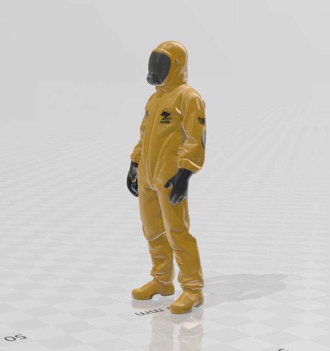 Nuclear Suit Man– High-Detail 3D Printable Model