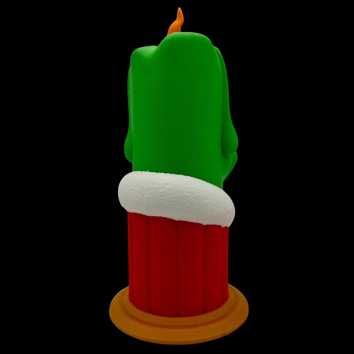 Grinch Christmas Candle