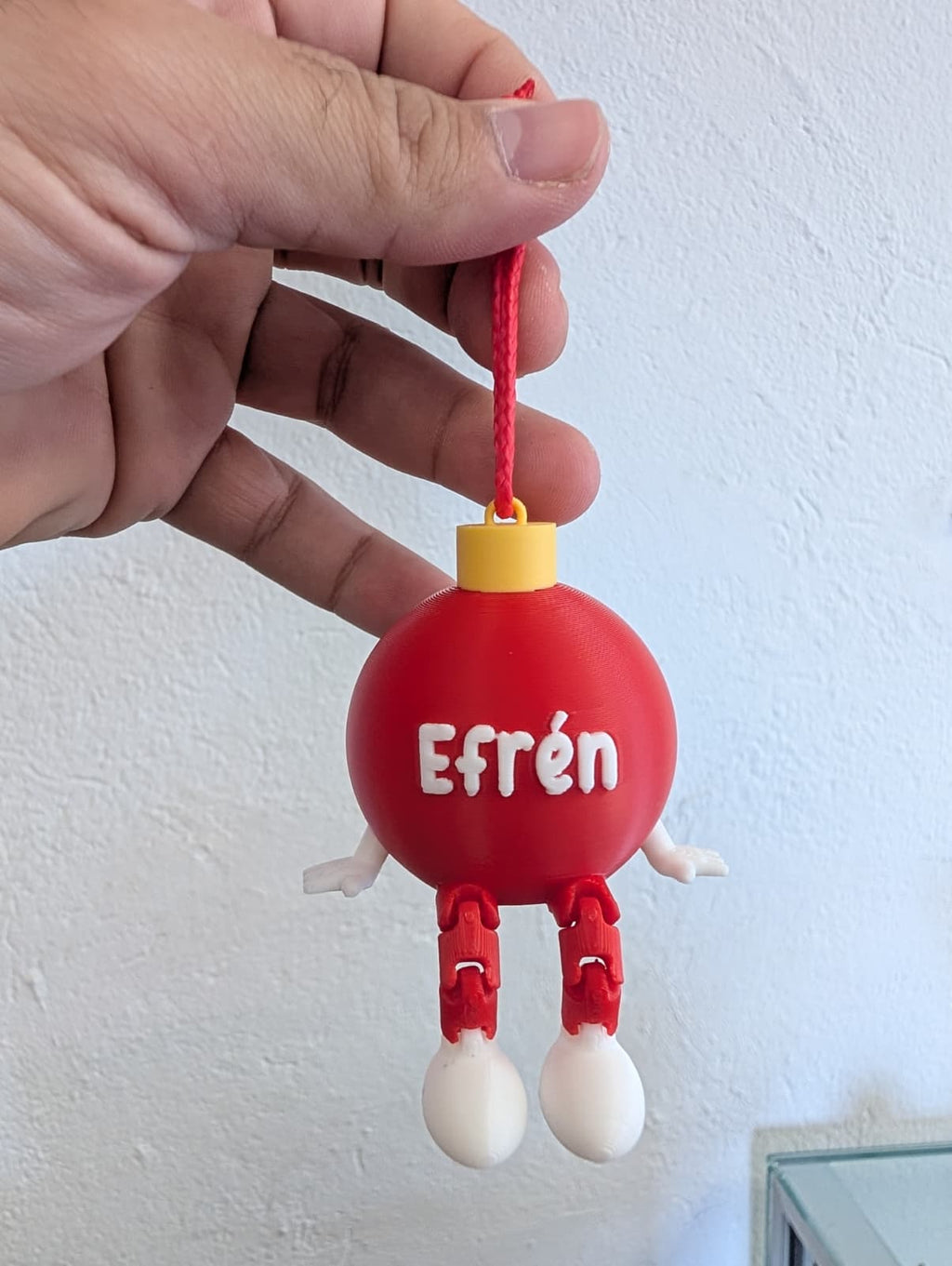 Bola de navidad personalizada articulada