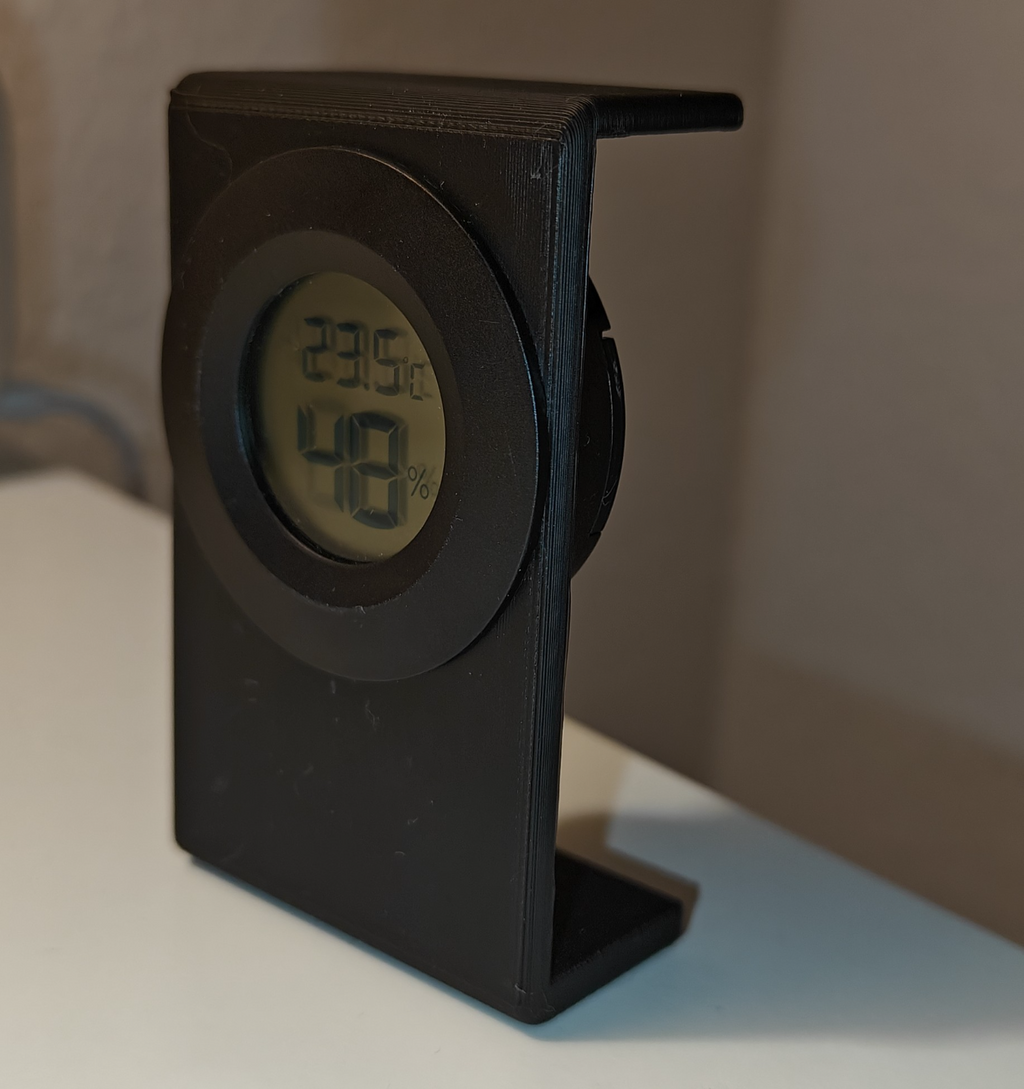 Bambu lab temperature and humidity dial holder