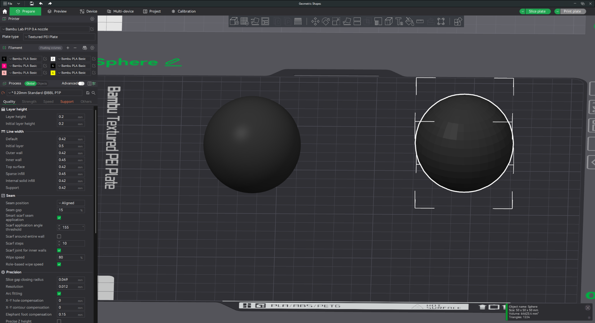 High Resolution Geometric Shapes