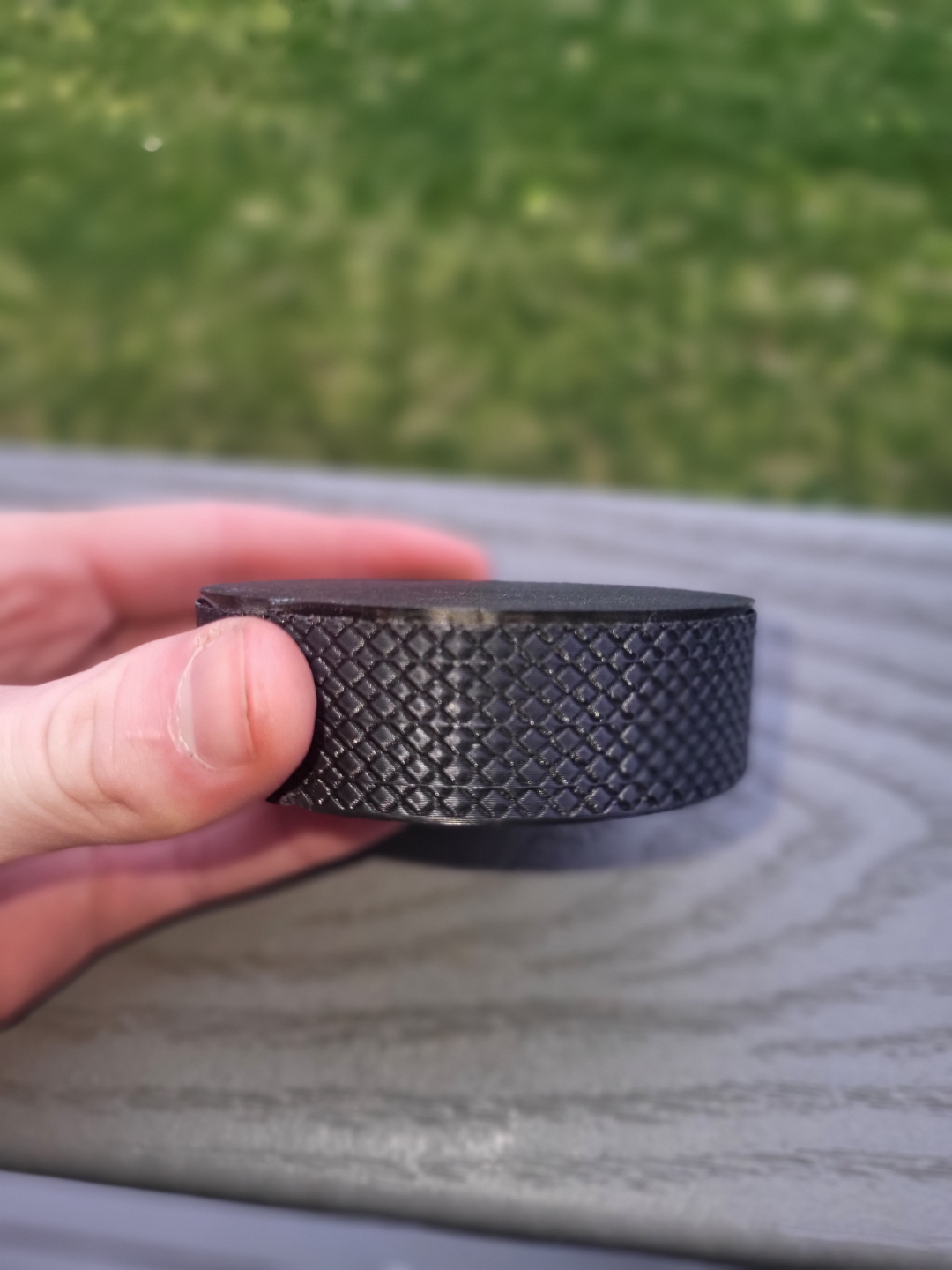 Ice Hockey Puck (hollow with lid)