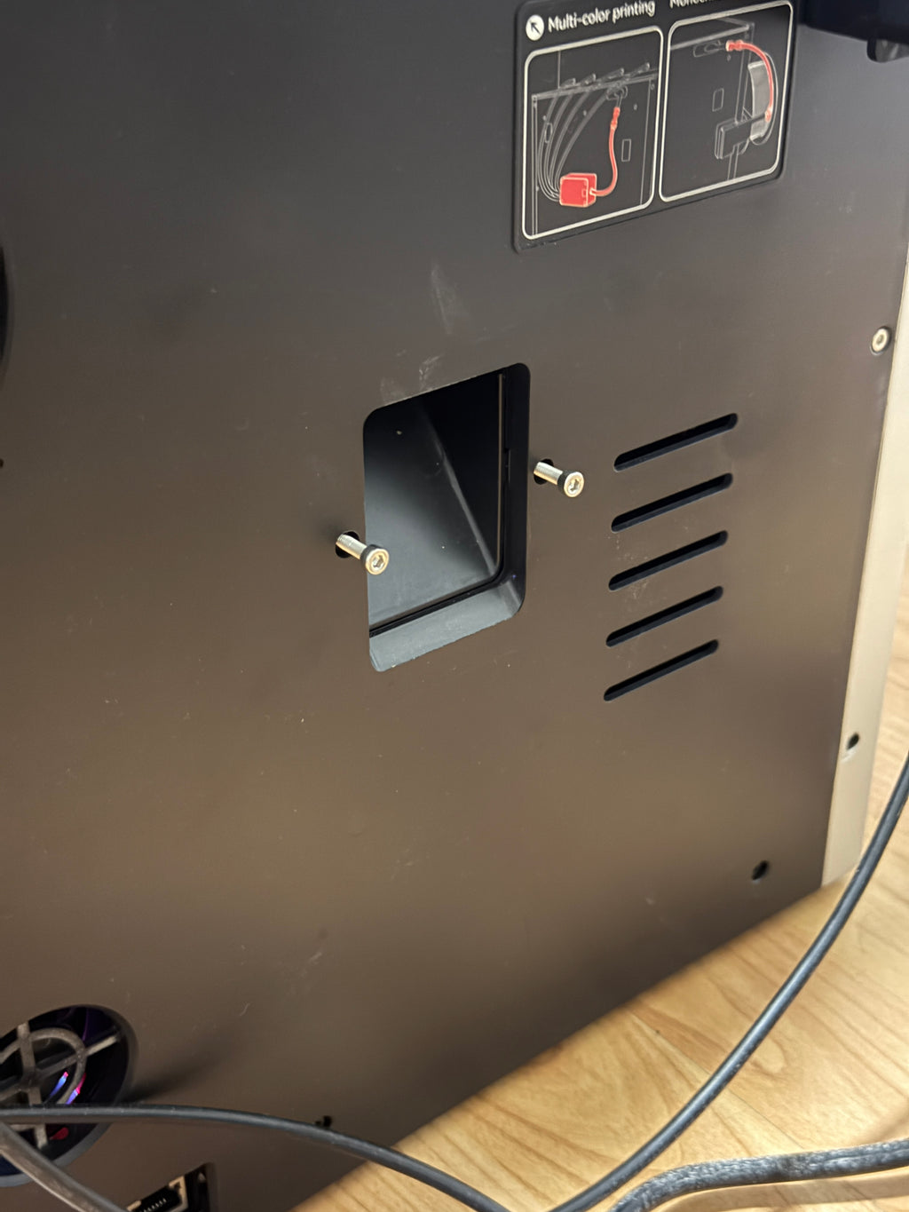 QIDI Q2 Poop Chute / Purge Chute
