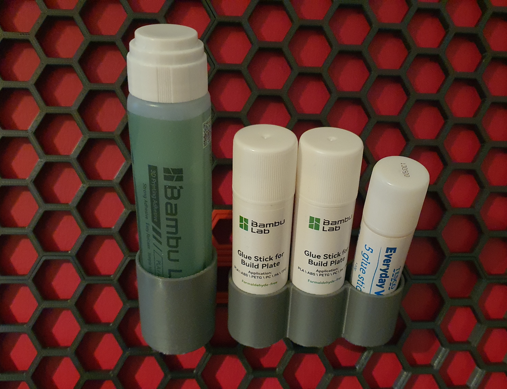Gluestick or similar tube Shelves and Holders for HSW Honeycomb Wall