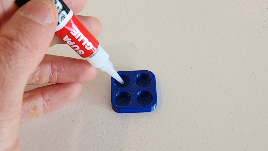 Glue Dip Tray, speed up magnet gluing! less glue!