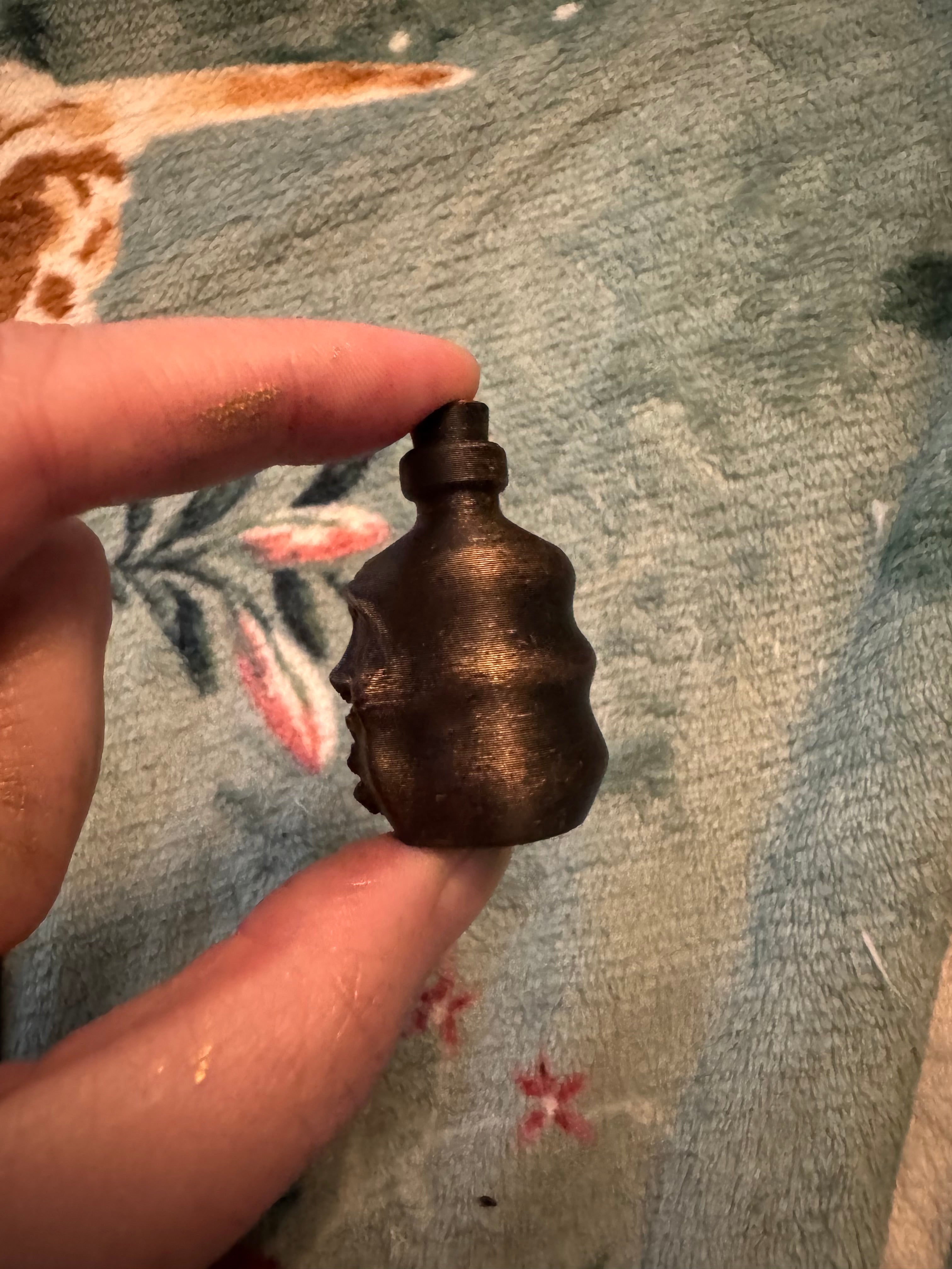 Wavy Bottle with Face