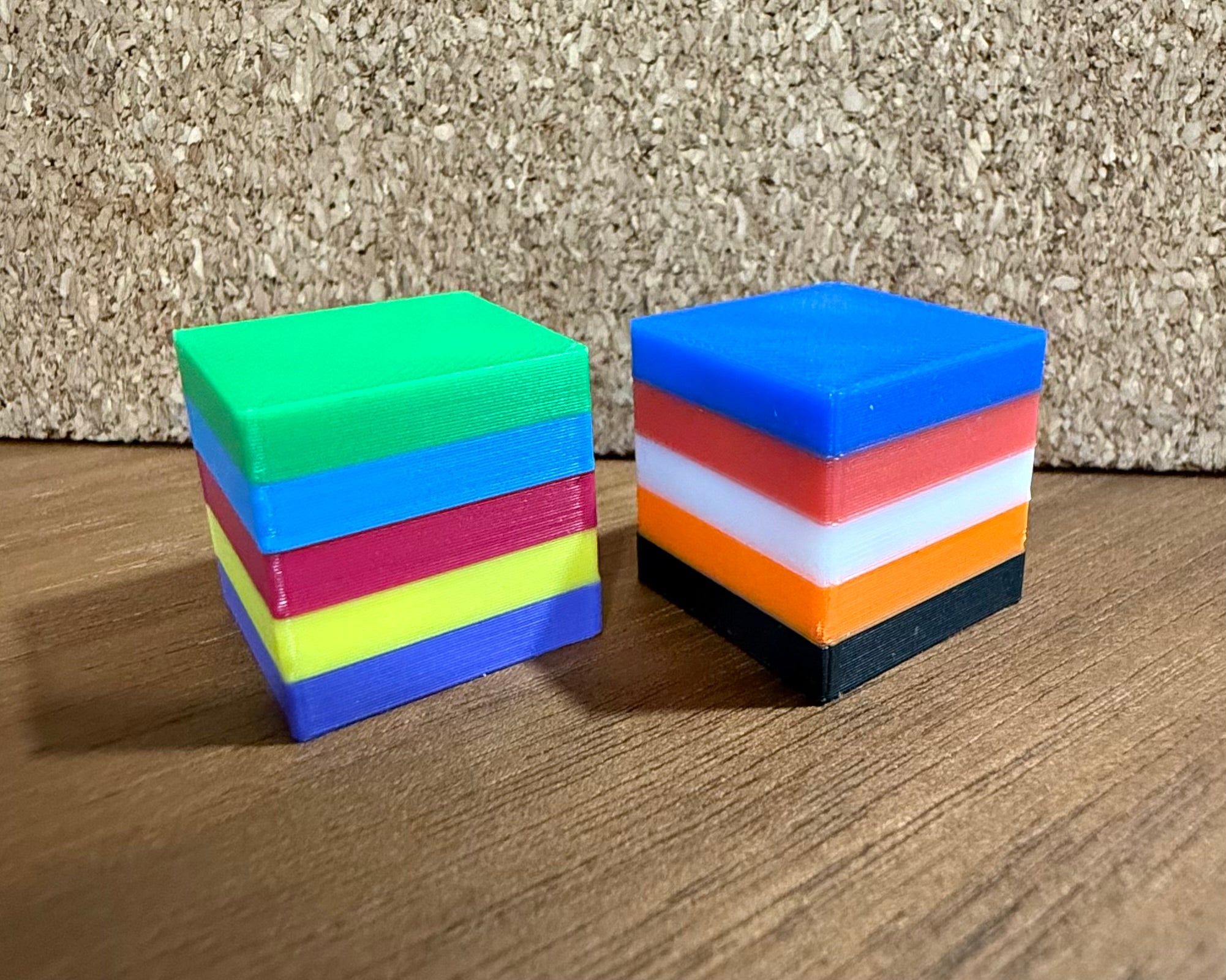 Filament Color Test Cube