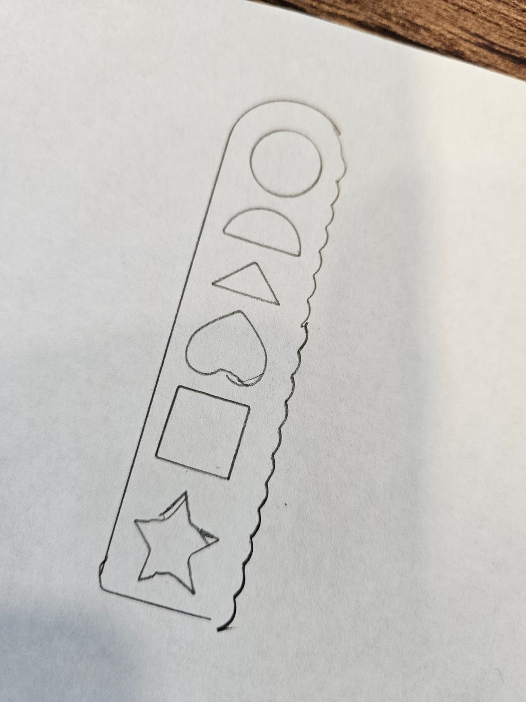 Drawing Stencil With Shapes