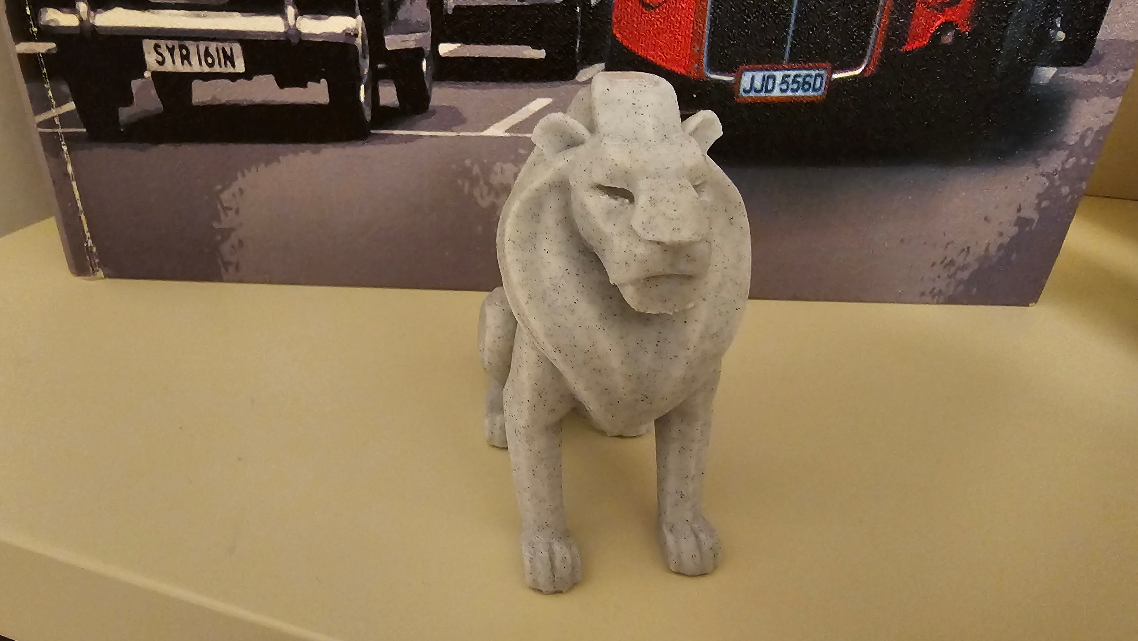 Lion sculpture