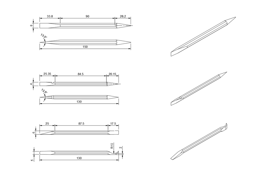 Spudger Set (Electronic Disassembly Tools)