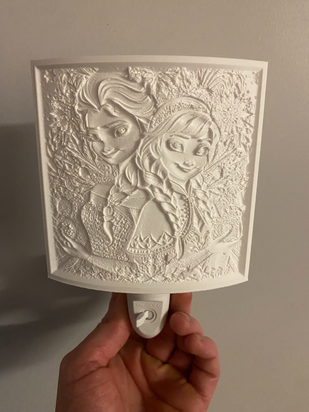 frozen anna & elsa night light