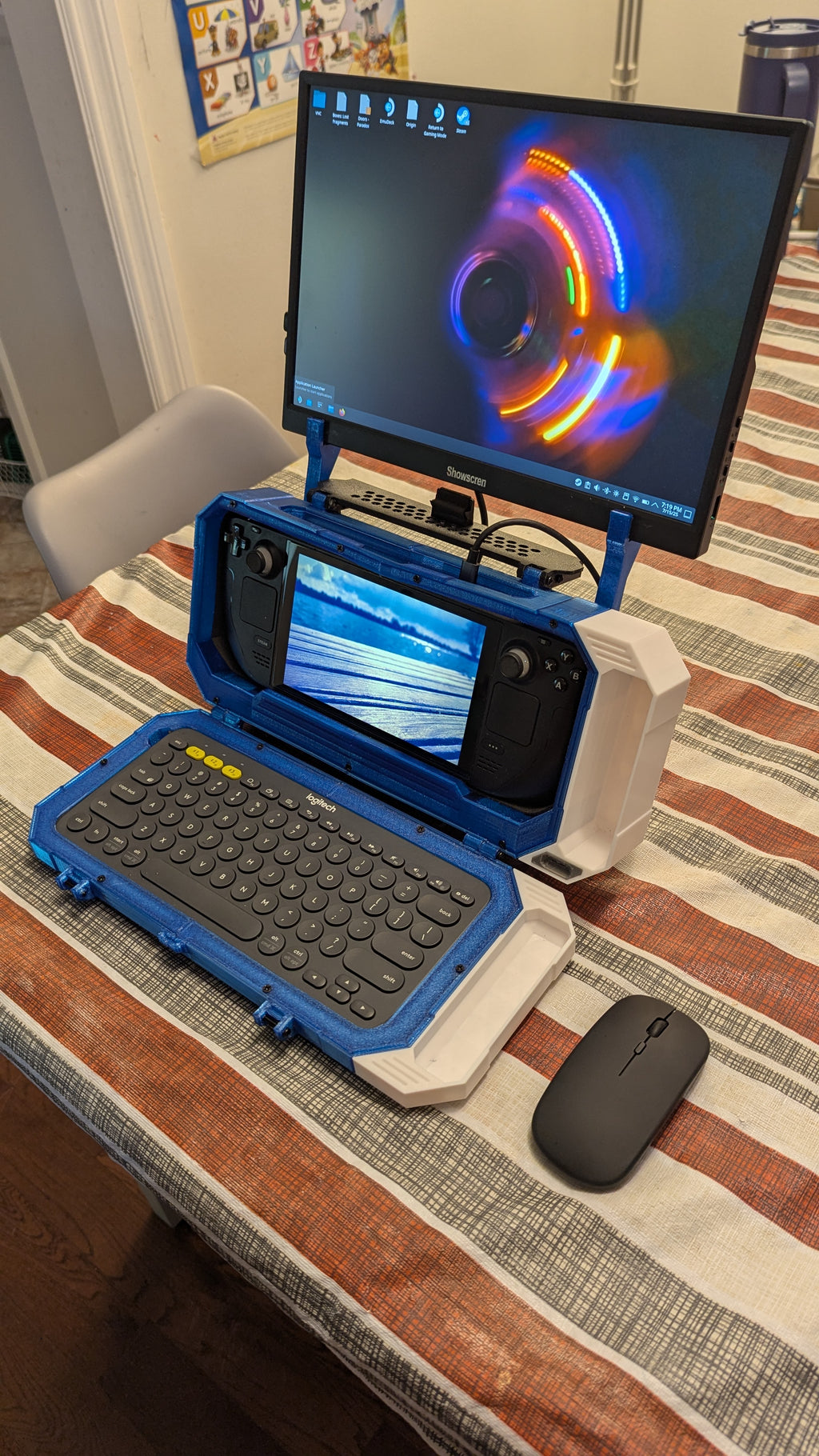 Portable Monitor Stand for Handheld Work/Play Case