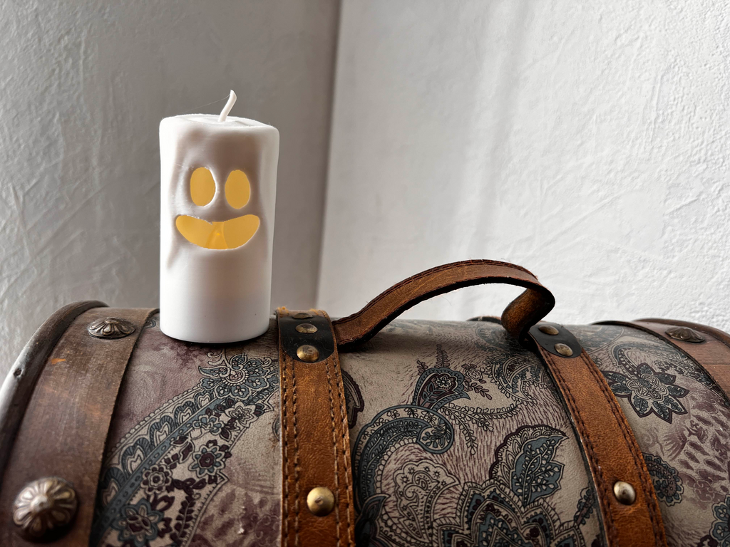 Ghost Tealight Candle for Halloween decoration