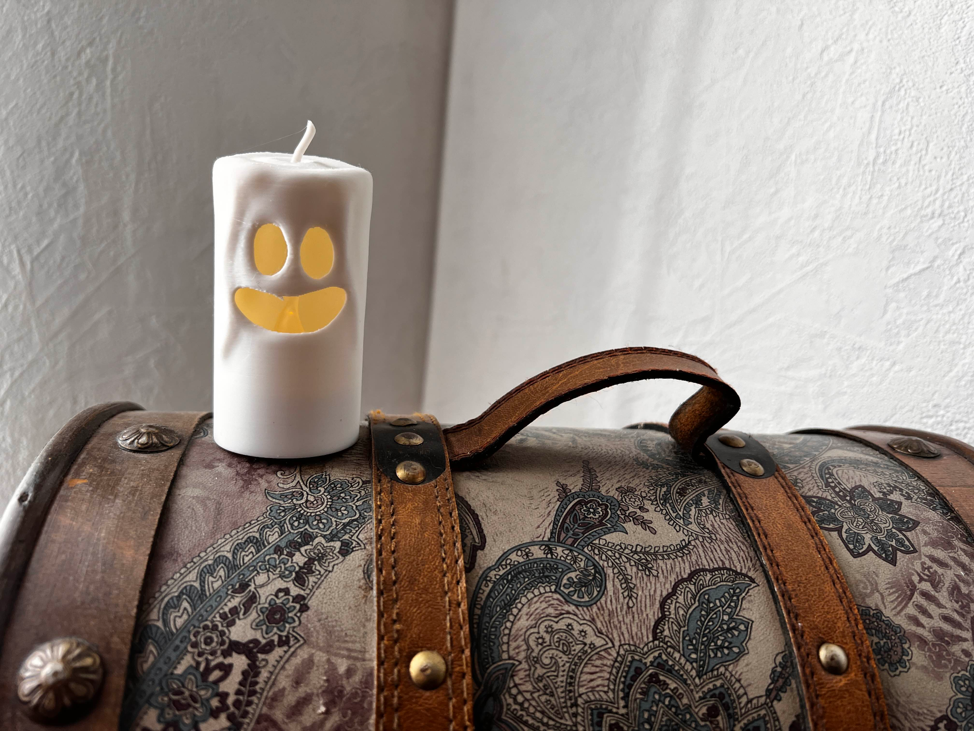 Ghost Tealight Candle for Halloween decoration