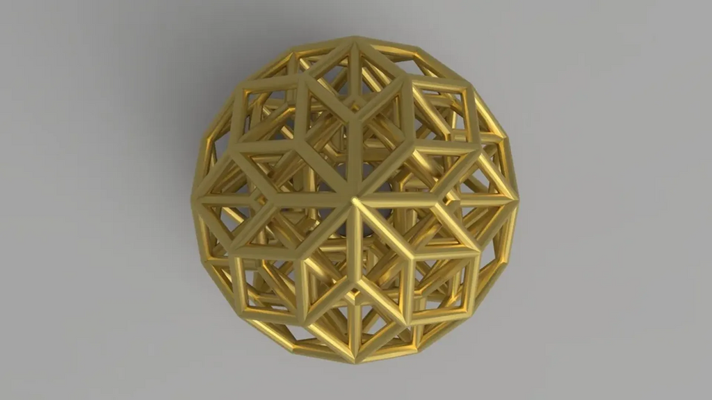 Latticework dragon egg statue