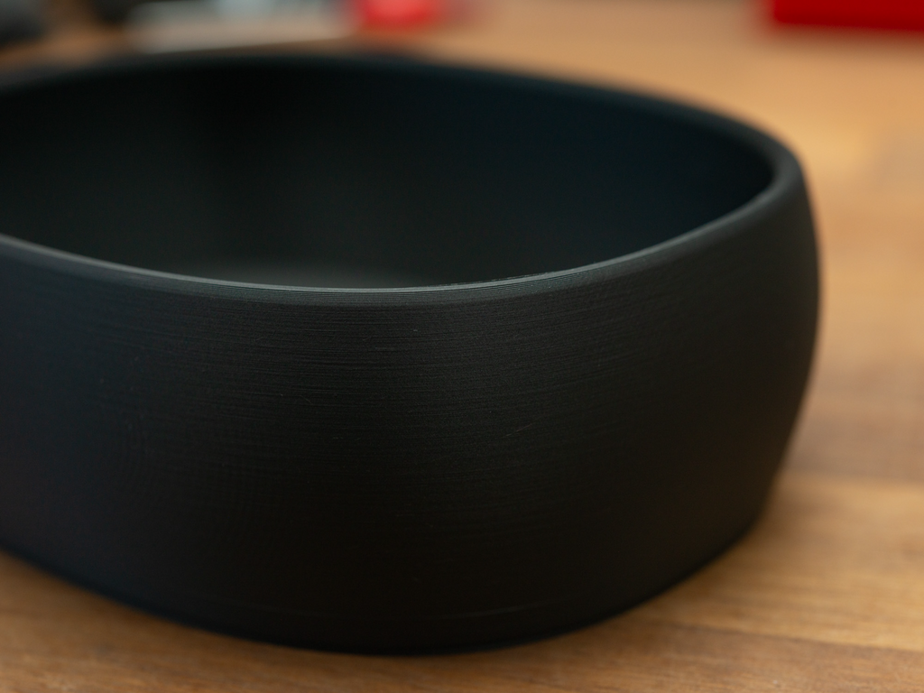 Superellipse snack bowl