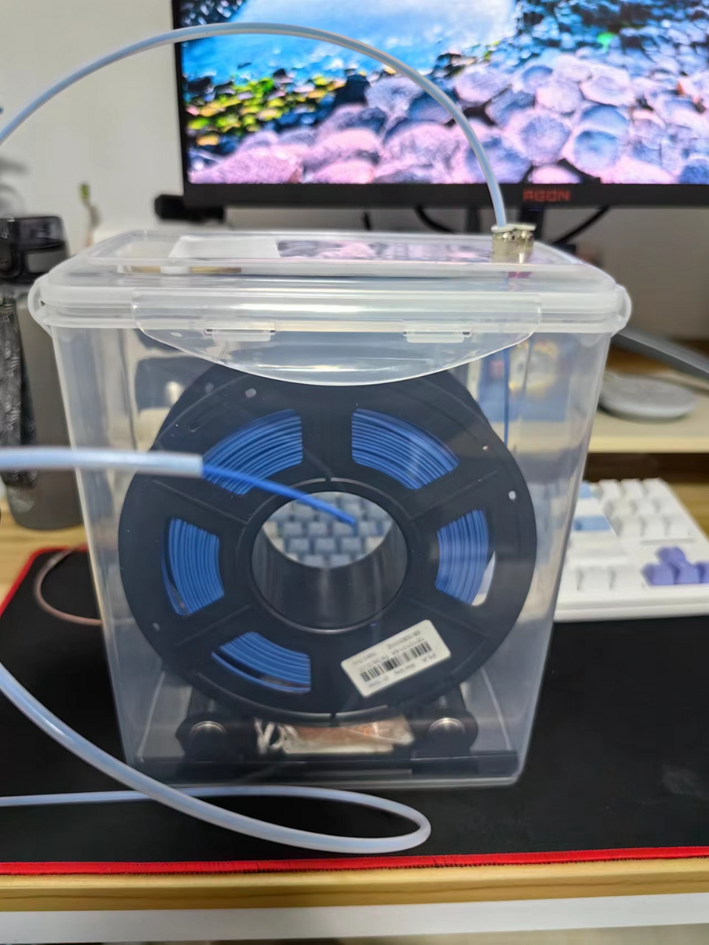 干燥箱铁氟龙管头收纳器（PTFE tube head storage organizer）