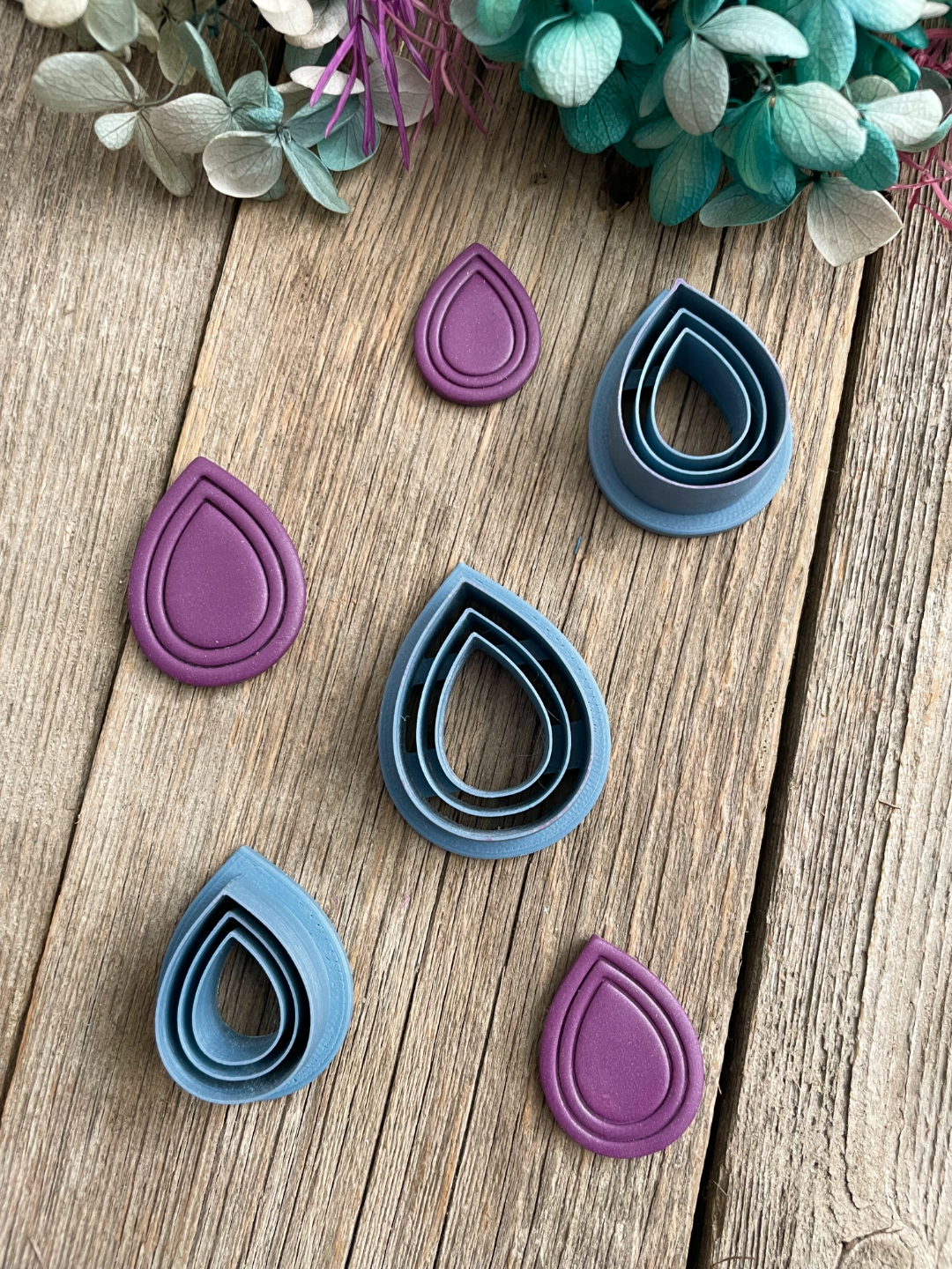 Imprint Dangle Drop Earring Cutters