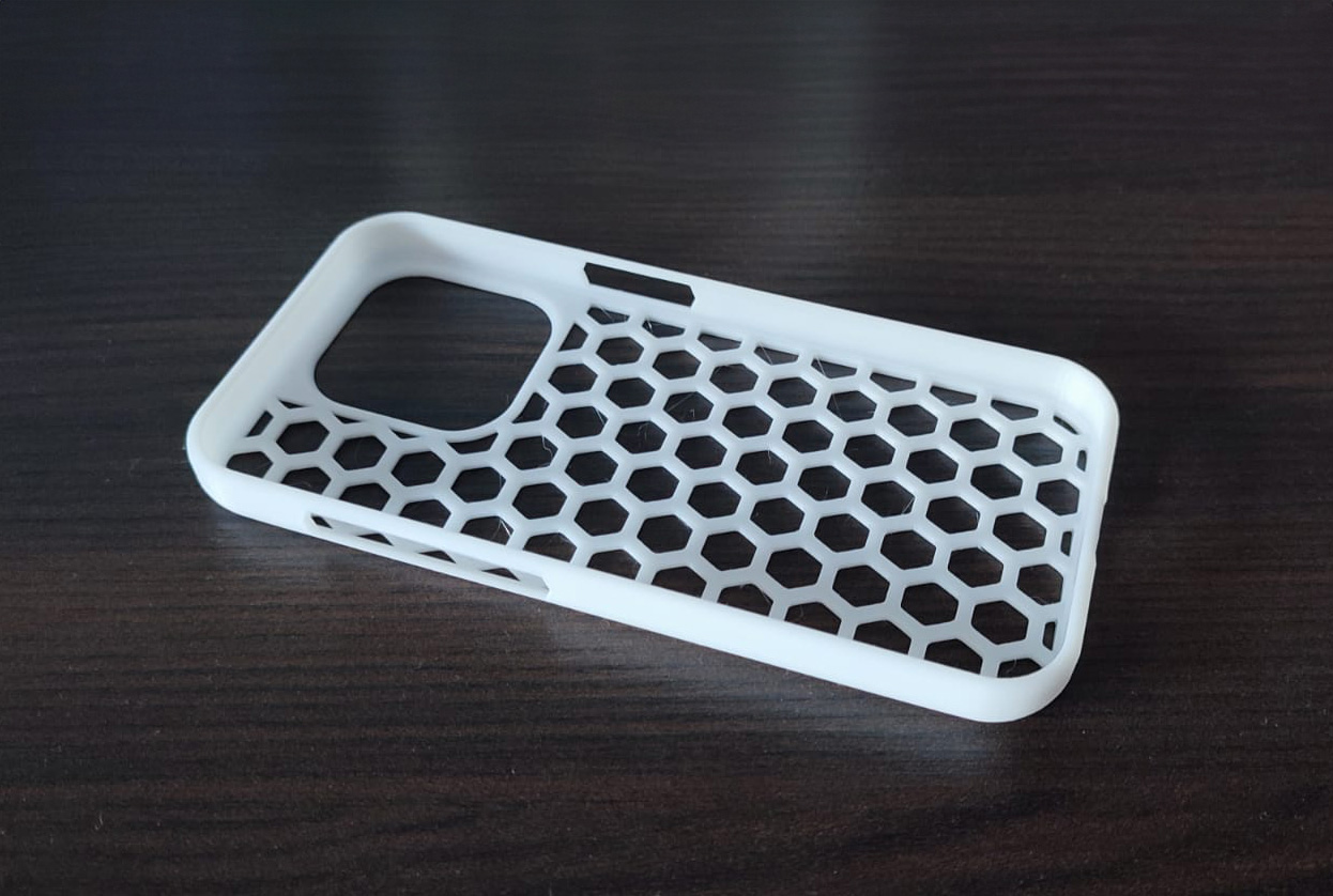 Iphone 15 PRO - Cover Hexagon design