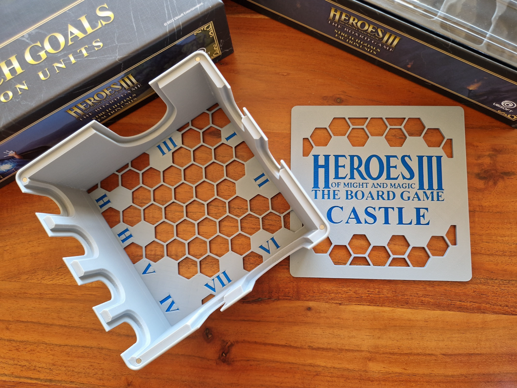 Castle miniatures insert for Heroes 3 Board Game