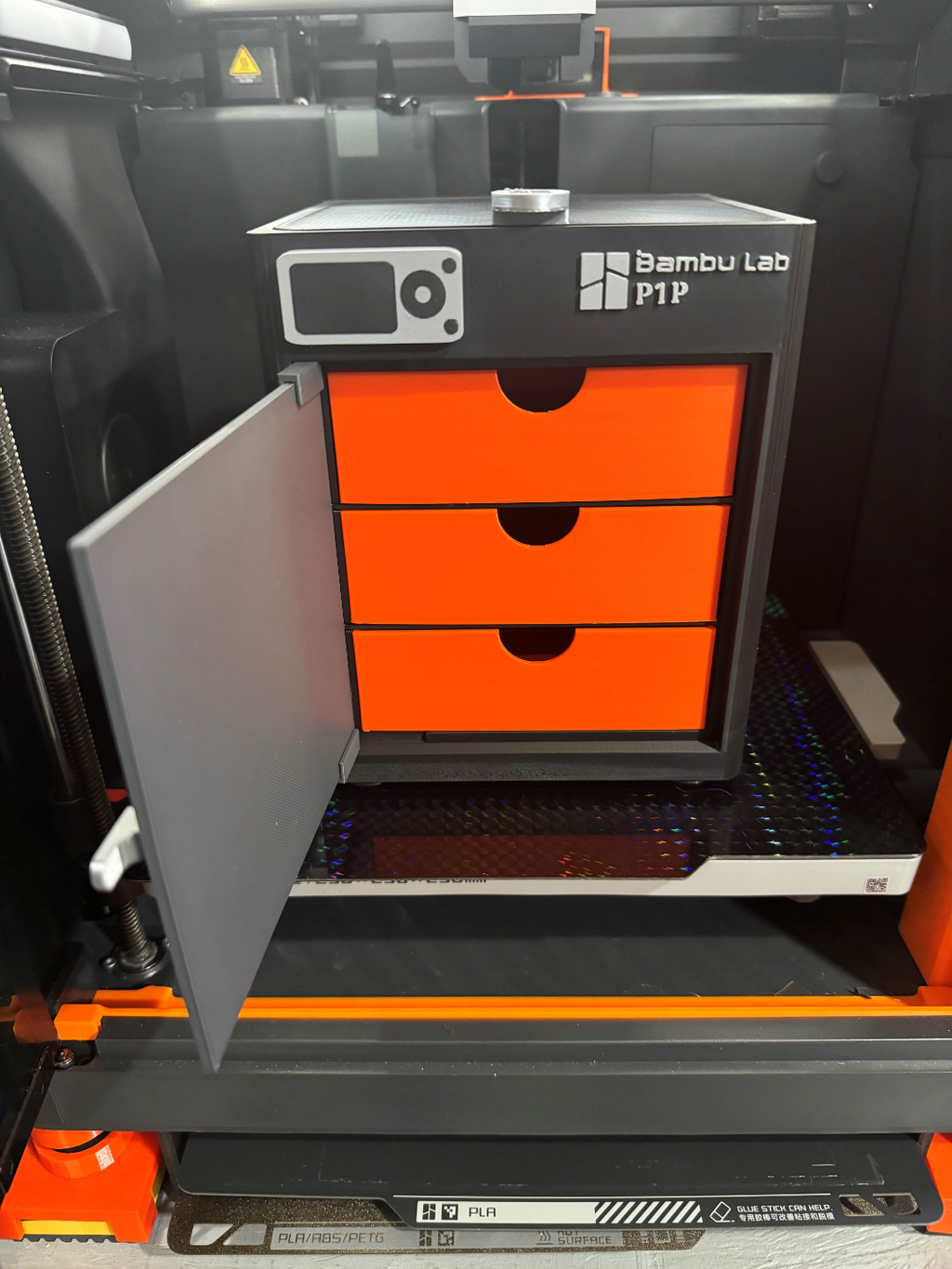P1P & P1S 3 Drawer storage with door
