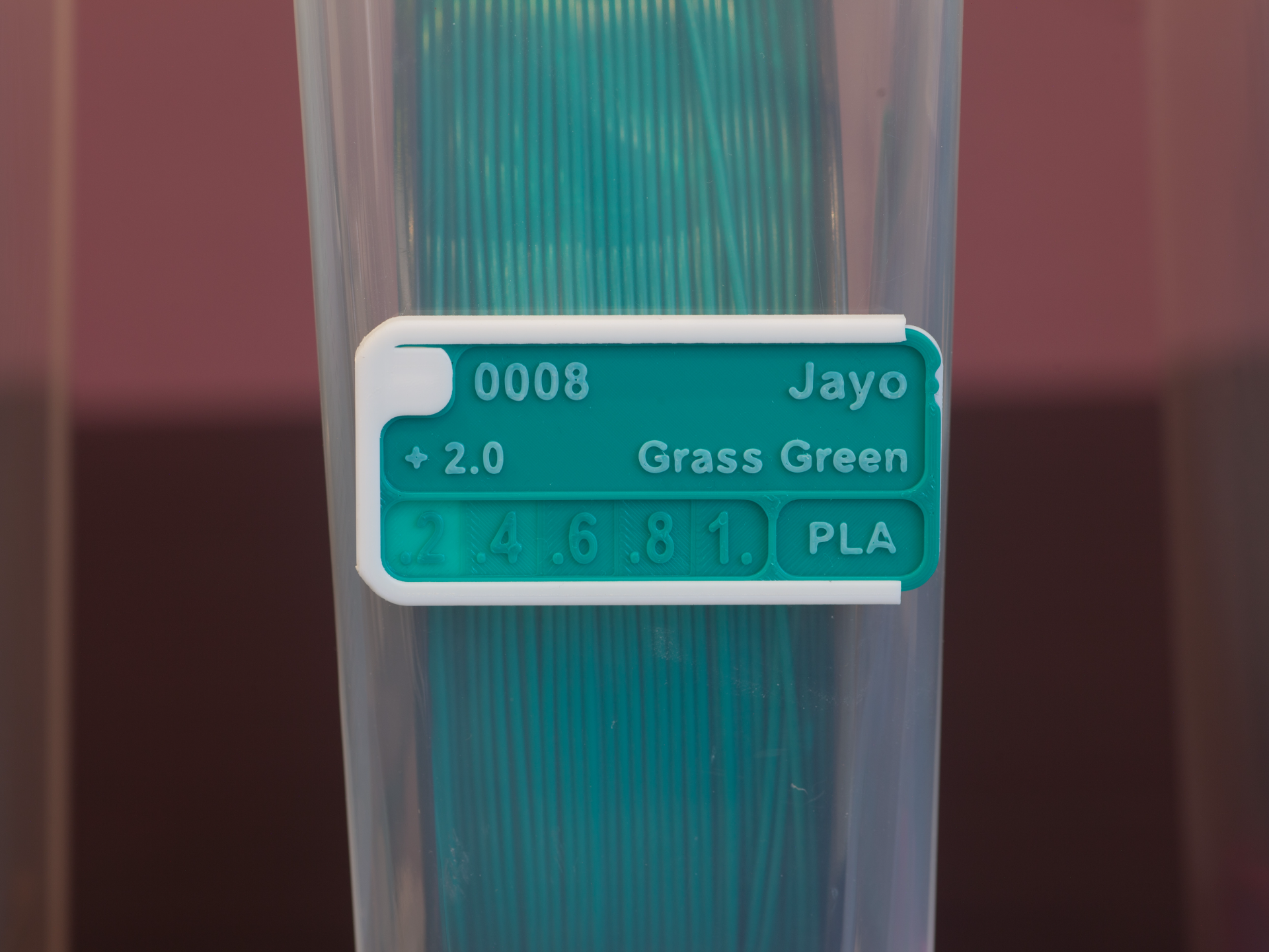 Favorite Filament Sample Holder (storage label)