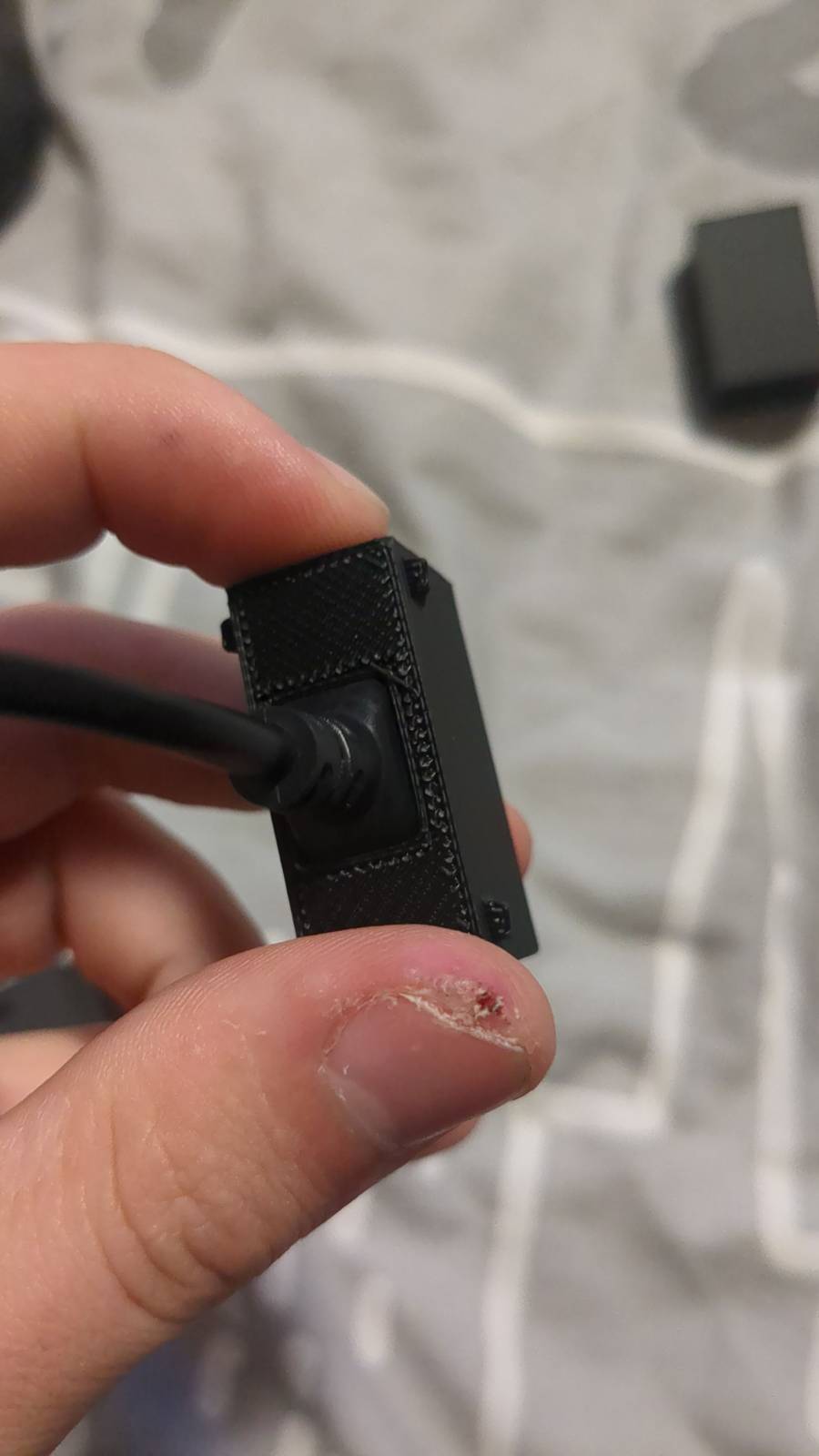 USB plug mount for VW ( volkswagen ) caddy