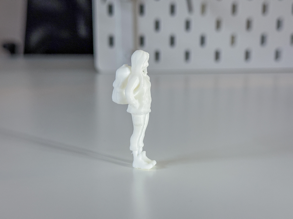 Miniature Girl/Student/Tourist for your Diorama