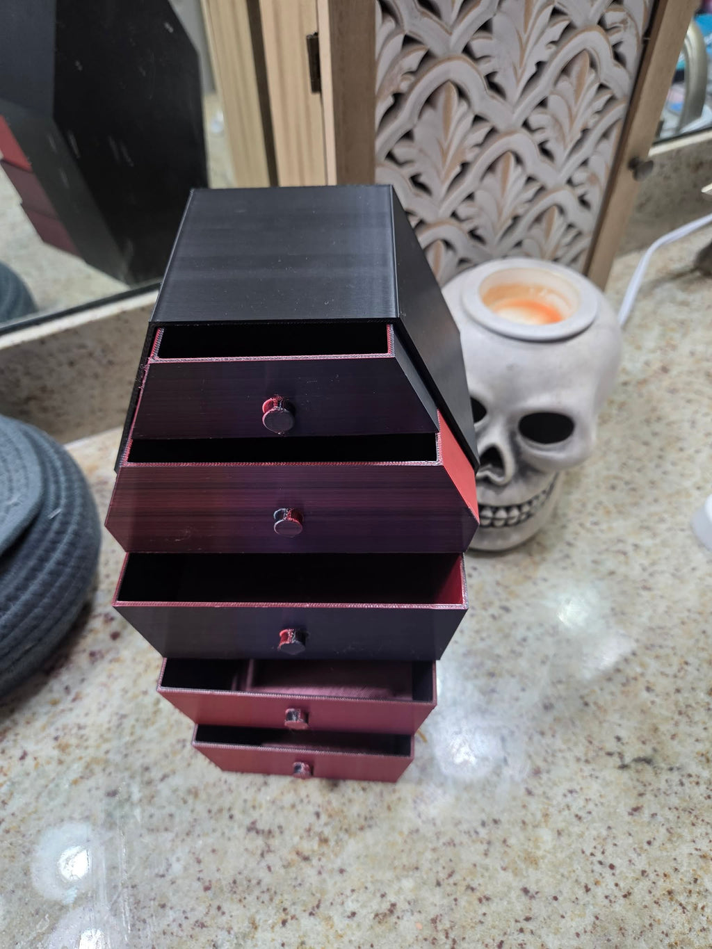 Vampire Coffin Shaped Jewelry Box/organizer