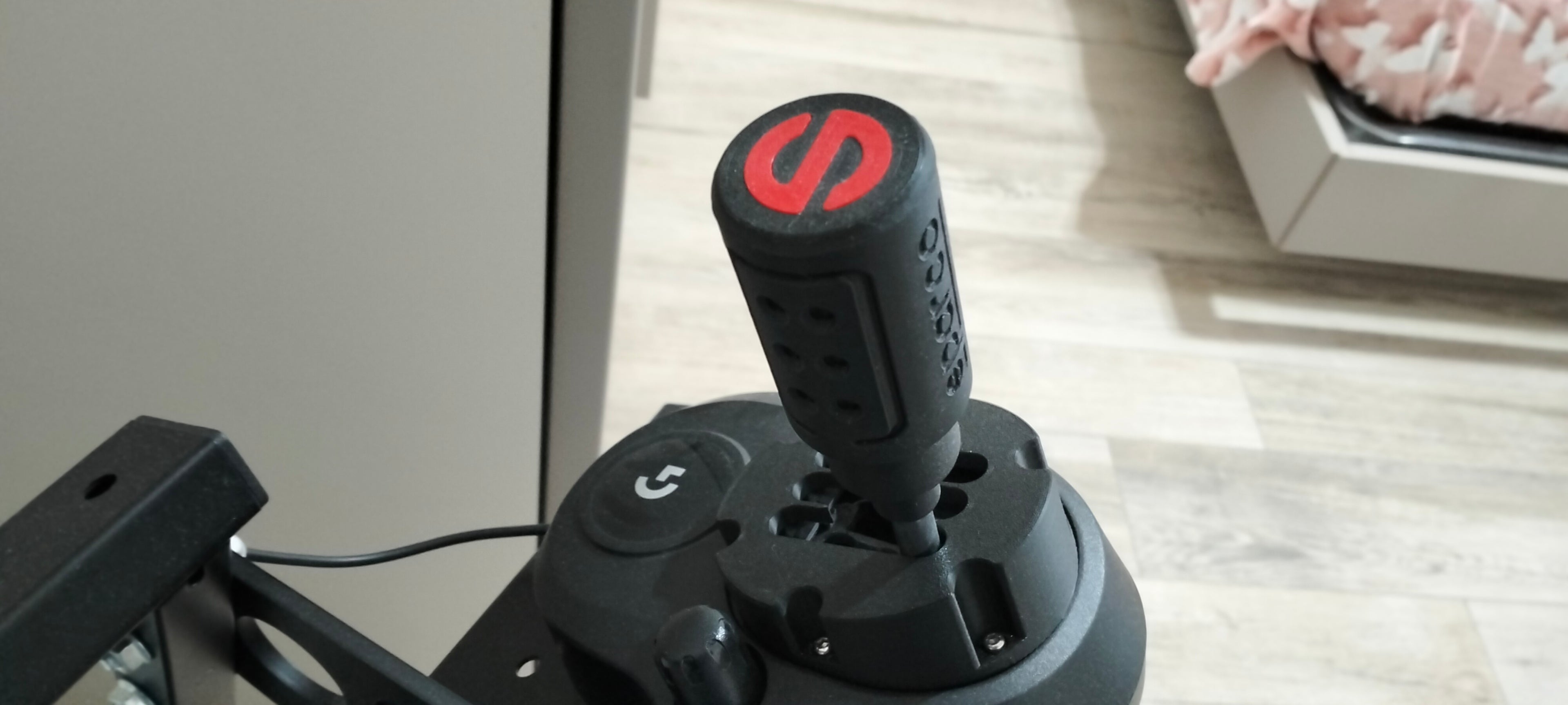 Sparco knob for Logitech shifter + Adapter