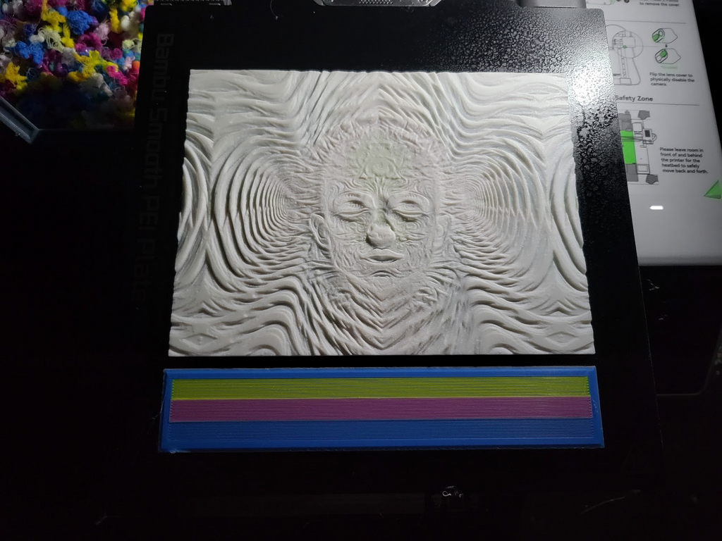 Meditation CMYK Lithophane